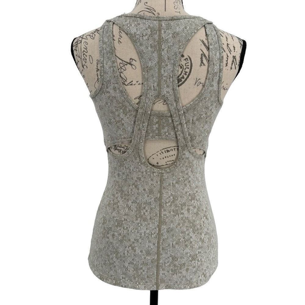 Gymshark Fleur Texture Workout Tank Top Green XS‎